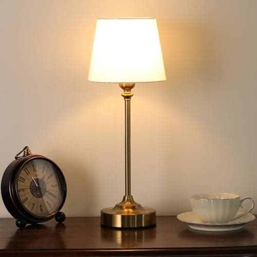 Cordless Table Lamp Rechargeable Gold - 1 Pack Brass 4000mAH Battery Operated Lamp for Decor, 3000K Stepless Dimming Touch Control Wireless Lamp for Bedroom, Dining Table, Counter, Living Room — view 7