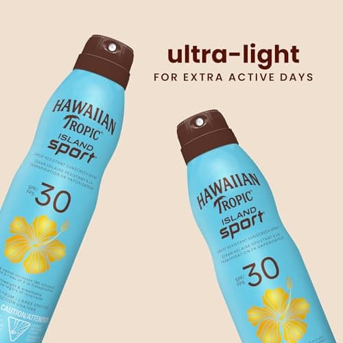 Hawaiian Tropic Island Sport Spray Sunscreen SPF 30, 170g | Hawaiian Tropic Sunscreen SPF 30, Sunscreen, Spray On Sunscreen, Body Sunscreen Spray, 170g — view 3