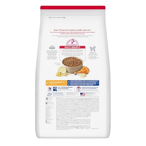 Hill's Science Diet Adult 7+ Small Bites Chicken Meal, Barley & Rice Recipe Dry Dog Food, 14.9 kg Bag