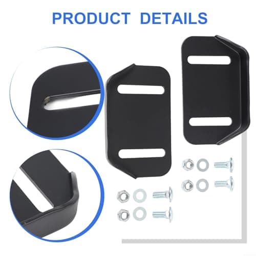 Shophubio Snow Blower Slide Shoes, Metal Thrower Skid Shoe Kit, Replacement Parts for Models 784-5580, 984-5580, 784-5580-0637 — view 5