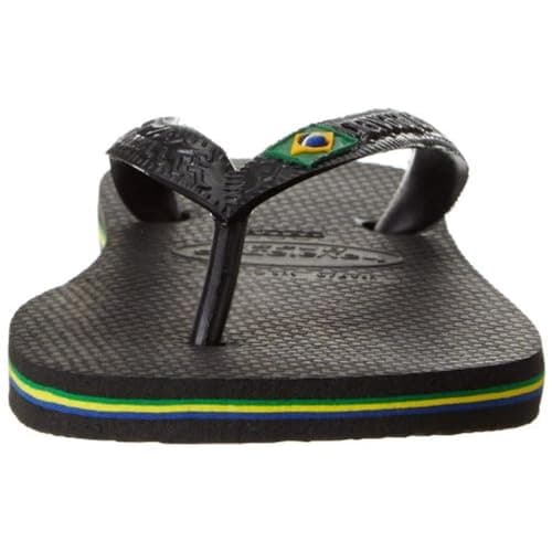 Havaianas Men's Brazil Flip Flop Sandal, Black, 9-10 M US — view 3