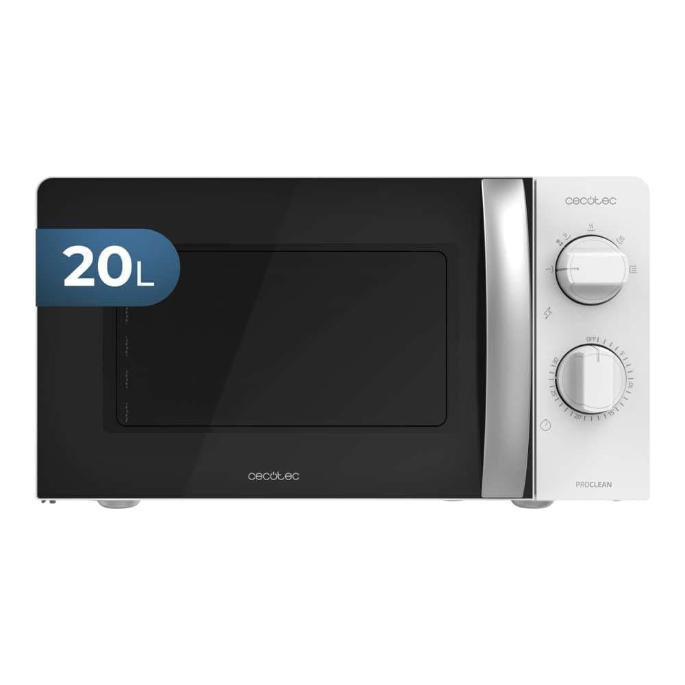 Cecotec Microondas con Grill ProClean 2110. 700W con 6 Niveles de Potencia, Capacidad 20 L, Función Grill, Tecnología 3DWave, Modo Descongelación, Temporizador hasta 30mins — view 7