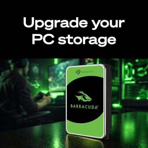 Seagate BarraCuda 4TB Internal Hard Drive HDD – 3.5 Inch Sata 6 Gb/s 5400 RPM 256MB Cache For Computer Desktop PC – Frustration Free Packaging ST4000DMZ04/DM004 — view 2