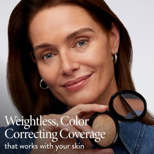 LAURA GELLER NEW YORK Award-Winning Baked Balance-n-Brighten Color Correcting Powder Foundation – Handmade in Italy – Buildable Coverage, Matte Finish – For Mature & Sensitive Skin – 01 Porcelain — view 5