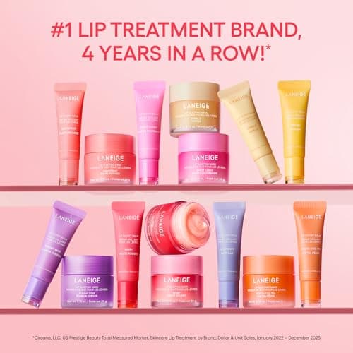 LANEIGE Lip Glowy Balm, Berry: Sheer Tinted Lip Moisturizer with Shea Butter, for Hydrating Shine & Soft Lips — view 8