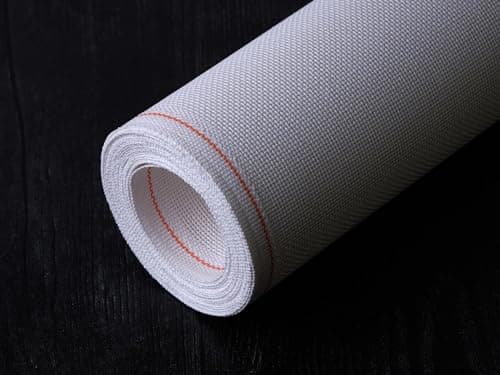 Mono Deluxe Needlepoint Blank Canvas 13 Mesh Cotton White 19" x 17" — view 4