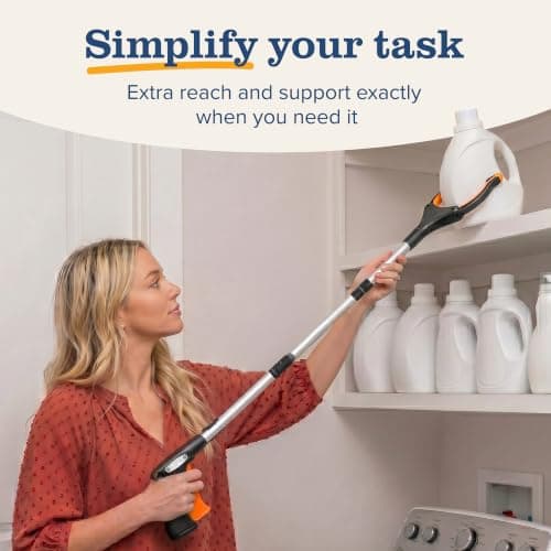 EZPIK® PRO 36" Long Reach Grabber Tool for Elderly - 90 cm Folding Magnetic Pick Up Stick - Grabber Stick for Disabled with Rotating Head — view 2