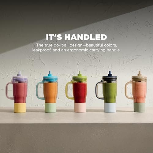 Ninja BlendBOSS | Personal Smoothie Blender and Tumbler | 26oz Travel Tumbler w/Leakproof Lid & Intergrated Chug Spout | AutoIQ Technololgy | 1200 Peak Watt | Lavender Lemonade | DB351CPR — view 2