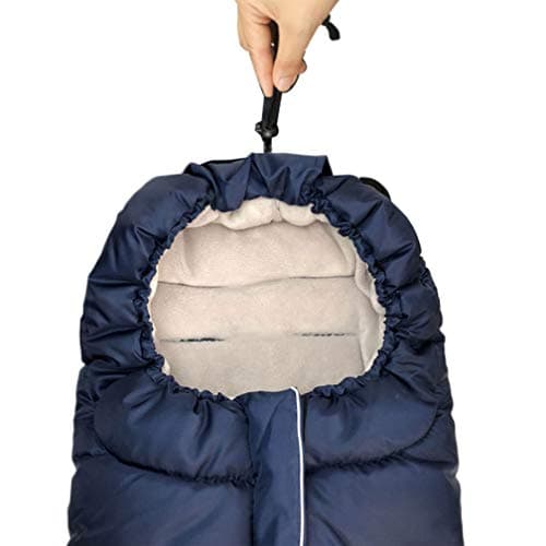 Anti-Kick Winter Waterproof Extendable Baby Bunting Bag Adaptable for Most Strollers Travel Gear Toddler Universal Stroller Footmuff 6-36Months Baby — view 4