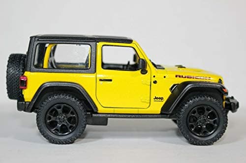 KiNSMART - Jeep Wrangler Rubicon Off Road 4x4 5 inch 1:34 Scale Die Cast Model Replica Toy Car (Yellow Hardtop) — view 8