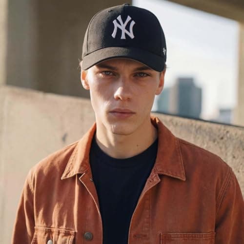 47 Brand MLB New York Yankees Branson Cap B-BRANS17CTP, Unisex — view 2