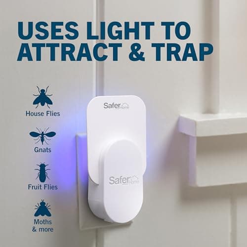 Safer Home Flying Insect Trap, Plug-In Fruit Fly Trap for Indoors, 1-Pack — view 3