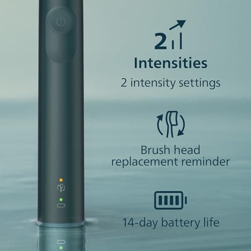 Philips Sonicare 4100 Rechargeable Electric Toothbrush, Forest Green, HX3681/28 — view 5