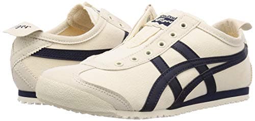 Asics Men's Mexico 66 Slip-On Gymnastics Shoe, Beige Bleu Nuit, 8 UK — view 6