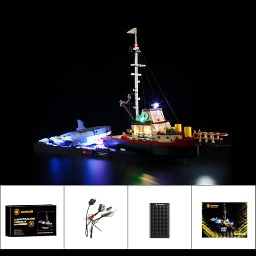 LIGHTAILING Light for 21350 Jaws - Led Lighting Kit Compatible with Building Blocks Model - NOT Included The Model Set — view 5