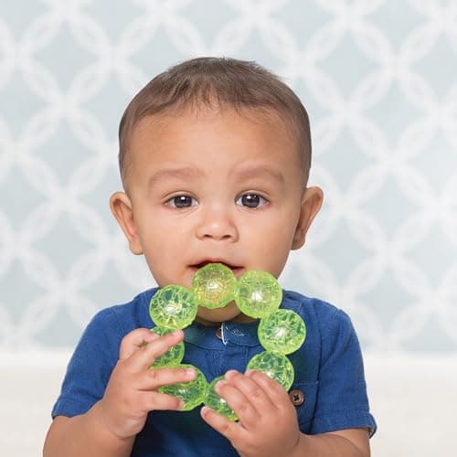 Infantino Water Teethers, Cooling & Massaging Relief, Lime/Blue, 3-Pack — view 2