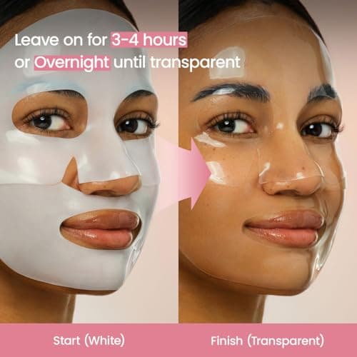 BIODANCE Bio-Collagen Real Deep Mask, Hydrating Overnight Hydrogel Face Mask, Pore Minimizing, Elasticity, Plumping, Travel Essentials & Self Care Gifts for Women, Korean Skin Care | 1.19oz(34g) x 4ea — view 4