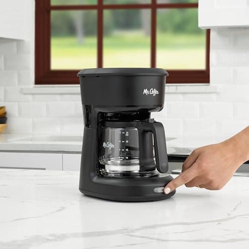 Mr. Coffee® 5-Cup Mini Brew Switch Coffee Maker, Black — view 4