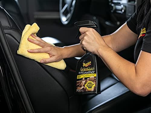 Meguiar's Gold Class Rich Leather Cleaner and Conditioner 3-in-1 Spray, Non-Greasy Car Leather Cleaner and Conditioner Treatment with Advanced UV Protection, 15.2 Oz Spray Bottle — view 6