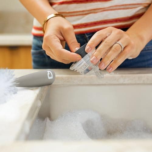Munchkin Sponge Bottle Brush, Grey/Sage, 2 Count (Pack of 1) — view 4