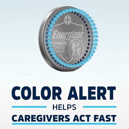 Energizer Ultimate Child Shield CR2032 Batteries (4 Pack), 3V Lithium Coin Batteries, Compatible with Apple AirTag and Tile Pro Devices, Key Fobs, Watches and More — view 5
