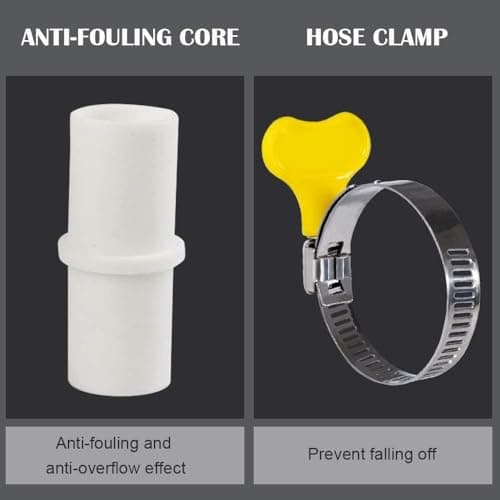 Washing Machine Drain Hose, Universal Drain Hose Extension Kit for Washer, Dishwasher, Flexible Discharge Hose for LG/GE/Samsung, Fit up to 1-1/2 Inch Drain Outlets (400, Centimeters) — view 3