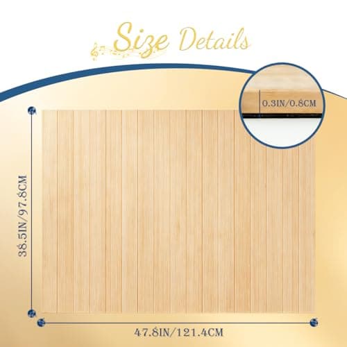 Pansente Tap Dance Floor 47.8x38.5 inches Dance Floor with Cushioning Underlay Dance Floor,Specifically Designed for Tap and Jazz Dance,is Perfect for Living Rooms,Studios, Stages,and Any Other Venue