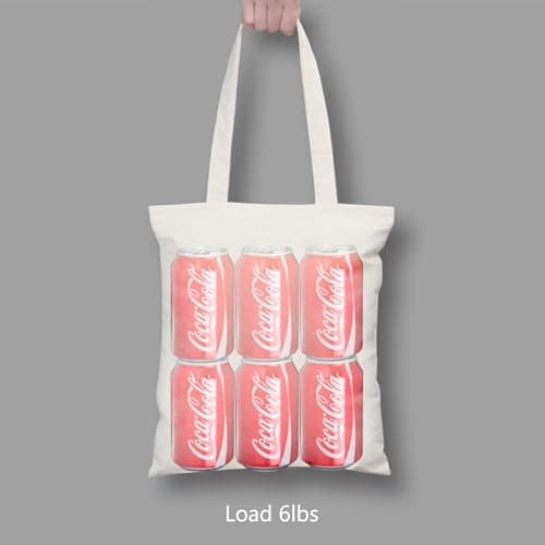 TOPDesign 10-Pack Economical 11.8"x13" Cotton Tote Bags, Lightweight Small Reusable Grocery Shopping Cloth Bags, Suitable for DIY, Advertising, Promotion, Gift, Activity — view 5