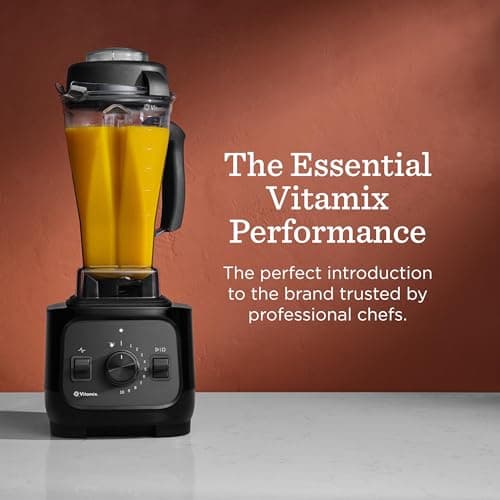 Vitamix VX1 Blender, Professional-Grade Kitchen Blender for Smoothies, Soups, Juices and More, 10-Speeds, Stainless Steel Blades, Self-Cleaning Kitchen Appliance, 2.0 L Classic Container, Black
