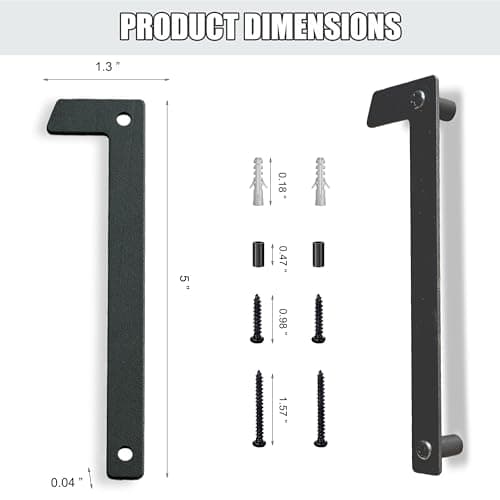 5"Floating House Numbers Metal House Numbers for Outside Large Address Numbers for House Mailbox Numbers Black Modern Aluminum Weatherproof Easy Installation (6, 5 Inch Black) — view 2