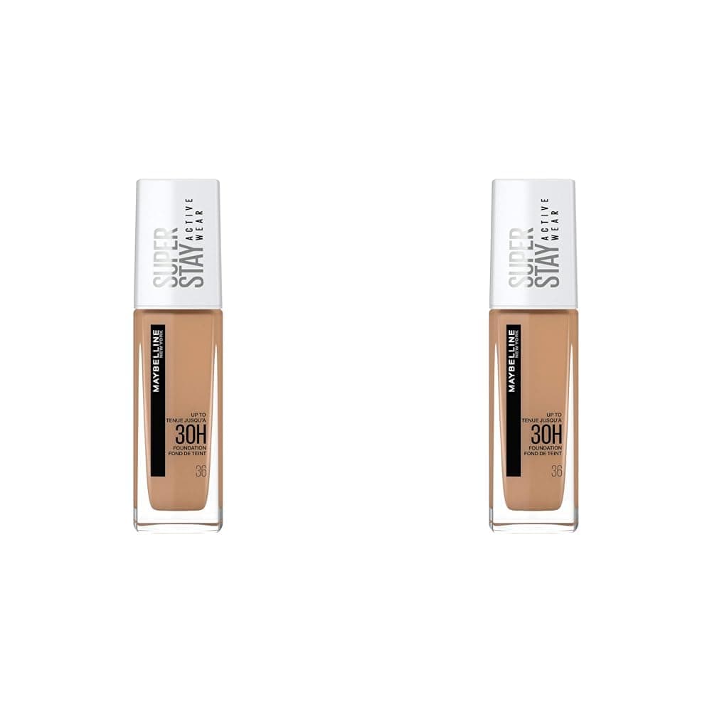 Maybelline New York Super Stay Active Wear, waterproof foundation with high coverage, long-lasting facial make-up for light skin types, colour: No. 10 Ivory (Light), 1 x 30 ml — view 28