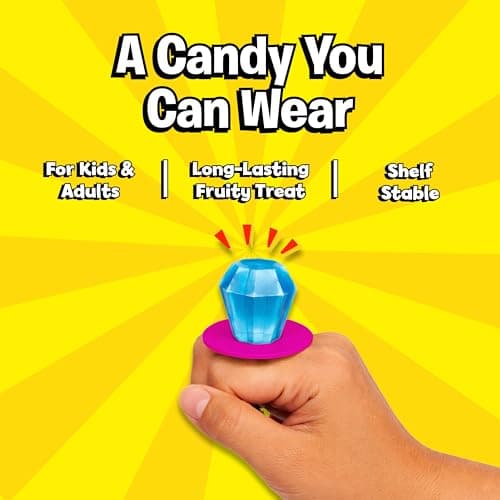 Ring Pop Lollipops - Bulk Candy Individually Wrapped Suckers Variety Party Pack- 20 Count w/Assorted Flavors - Hard Candy for Party Favors, Kids & Goodie Bag Stuffers 0.63 Pounds — view 3