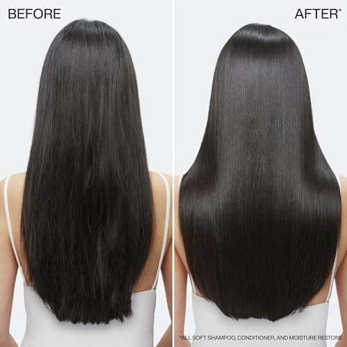 Redken All Soft Shampoo, For Dry/Brittle Hair, Moisturizes & Provides Intense Softness and Shine, With Argan Oil — view 3