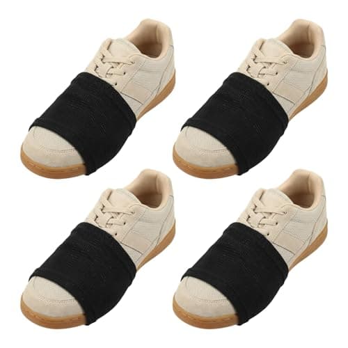 Wanmu 2 Pairs Dance Socks Over Shoes, Unisex Anti-Slip Dance Shoe Covers Over Sneaker, Ballet Equipment Accessories for Women Ballet Dancers Turns & Spins on Smooth Floors