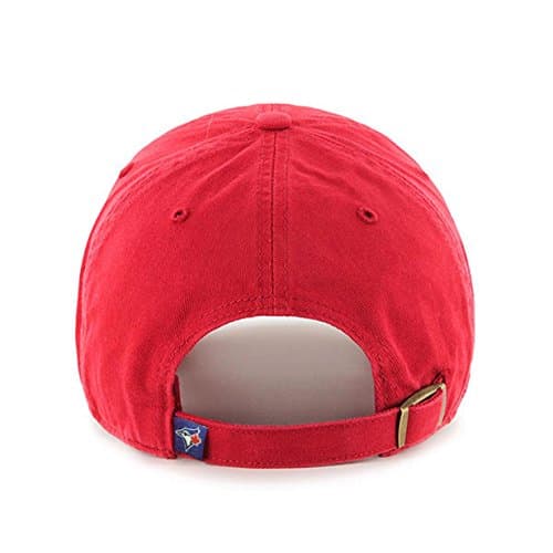 MLB Toronto Blue Jays Men's Clean Up Cap, Red