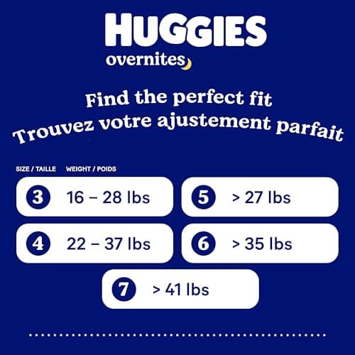 Huggies Overnites Size 4 Overnight Diapers (22-37 lbs), 58 Ct — view 7