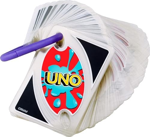 Mattel Games UNO Splash Card Game with Waterproof Cards and Portable Clip for Travel, Camping and Game Nights Away — view 3