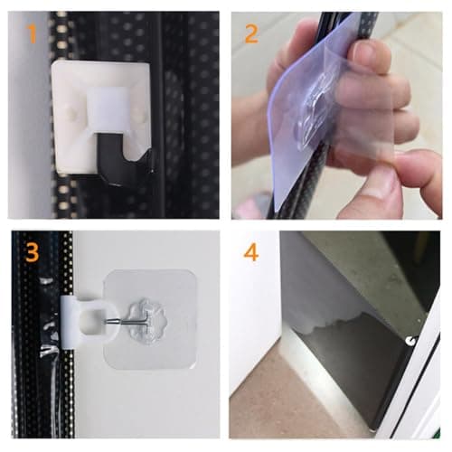 Retractable Gates for Stairs and Doorways, No Drilling Pet Gate for Indoor Outdoor – Expandable Dog Fence with Easy Installation, Safety Puppy Gate for Hallways, Kitchens, and Backyards (Medium) — view 5
