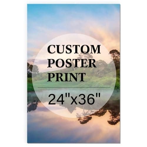 Unframed Personalized Custom Poster Print - Upload Your Images/Photos/Pictures/Canvas Prints (24" L x 36" W)