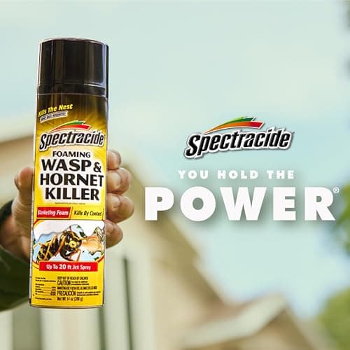 Spectracide Foaming Wasp & Hornet Killer, Blanketing Foam Kills by Contact, 14 Ounces — view 5