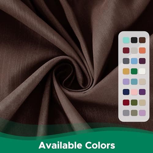 Biscaynebay Wrap Around Bed Skirts for Twin & Twin XL Beds Short Drop of 12", Brown Adjustable Elastic Dust Ruffles Easy Fit Wrinkle Resistant Silky Luxurious Fabric Machine Washable — view 5