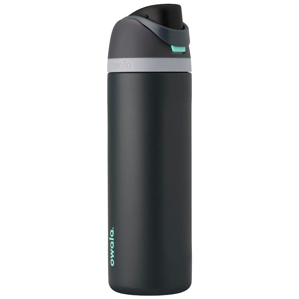 Owala FreeSip Insulated Stainless Steel Water Bottle with Straw for Sports and Travel, Leak Proof, BPA-Free, 710ml, Foggy Tide