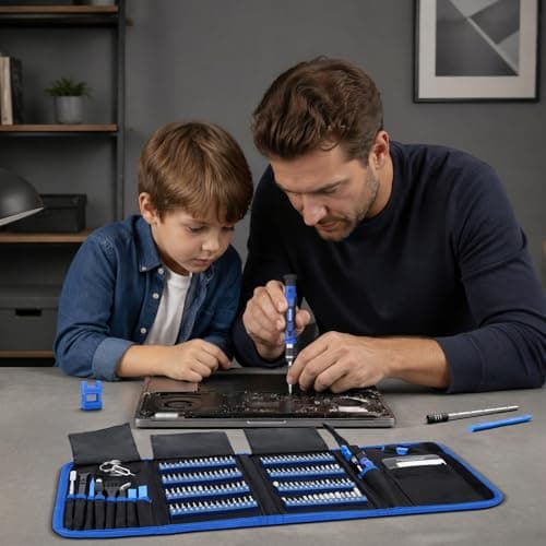 STREBITO Electronics Precision Screwdriver Sets 142-Piece with 120 Bits Magnetic Repair Tool Kit for iPhone, MacBook, Computer, Laptop, PC, Tablet, PS4, Xbox, Nintendo, Game Console — view 6