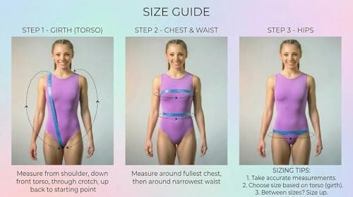 Gymnastics leotards for girls, women, stylish, comfy, durable, Turquoise Flower Ombre With Crystal Rhinestones #505 7-8 Years CL — view 10