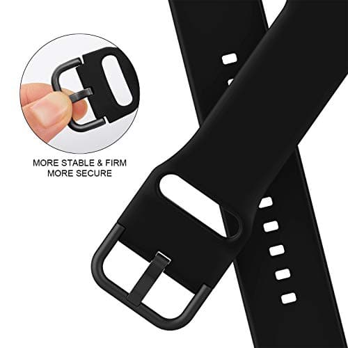 Sport Band Compatible with Apple Watch Bands 49mm 46mm 45mm 44mm 42mm 41mm 40mm 38mm, Soft Silicone Replacement Strap with Classic Clasp for iWatch Series 11 10 9 8 7 6 5 4 3 2 1 SE Ultra Women Men — view 3