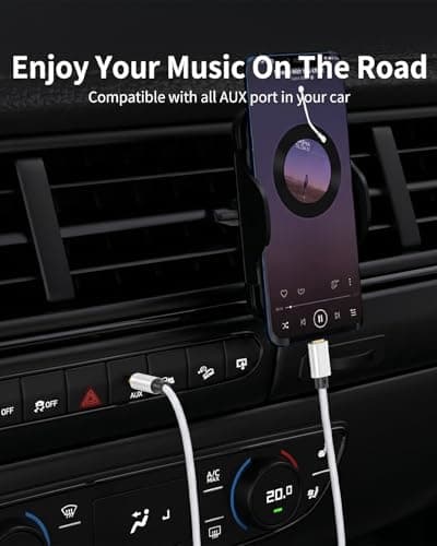 Aux to USB C, Aux Cord to USB C to 3.5mm Audio Headphone Jack Adapter [2 Pack, 4FT], Hi-Fi DAC Dongle Aux Cord Compatible with iPhone 17/16/15 Pro Max, Samsung S25/S24/S23, iPad Pro, Pixel, Car Stereo — view 2