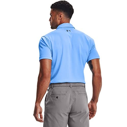 UNDER ARMOUR mens Tech Golf Polo ,(369) Lime Surge / / Black,X-Large Tall — view 2
