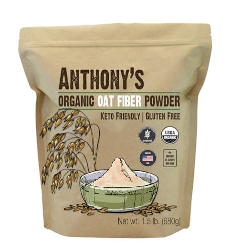 Anthony's Organic Oat Fibre, Batch Tested Gluten Free, Non-GMO, 680g — view 2