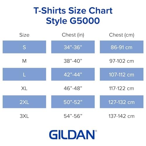 Gildan Mens Heavy Cotton T-Shirt, Style G5000, Multipack, White (3-Pack), Medium US — view 5