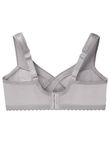 Glamorise Women's Plus Size Magic Lift Full-Figure Support Bra #1000, Soft Grey, 40DD — view 5